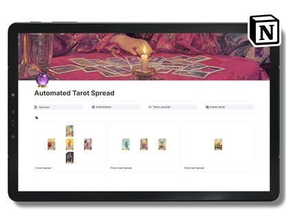 Notion Automated Tarot Spread